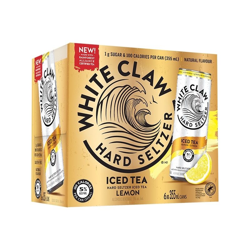 White Claw Iced Tea Lemon 6pk